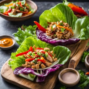 ASIAN CHICKEN LETTUCE WRAPS RECIPE